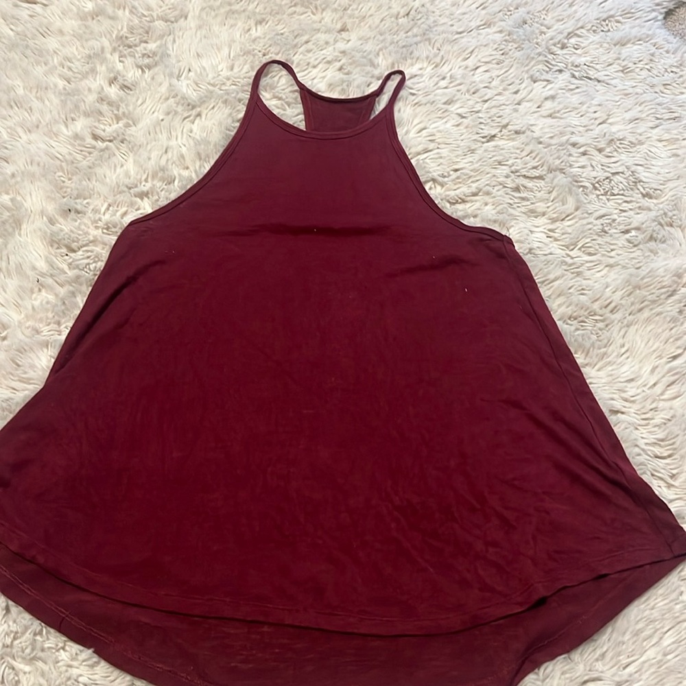 Athleta high neck tank top medium
